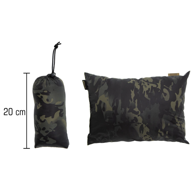 Poduszka kompaktowa G-LOFT Multicam Czarna - Carinthia