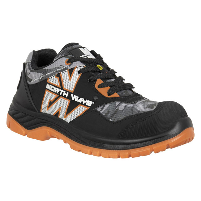 POWELL - CHAUSSURES BASSES NOIR/WOODLAND