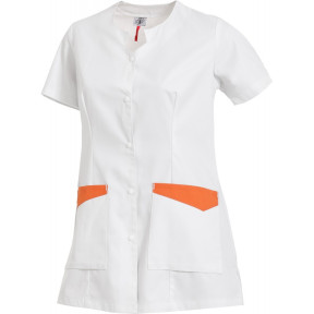 TUNIQUE F. SONIA ECO-GR MC PET/B.CELL. BLANC/CORAI - Hasson