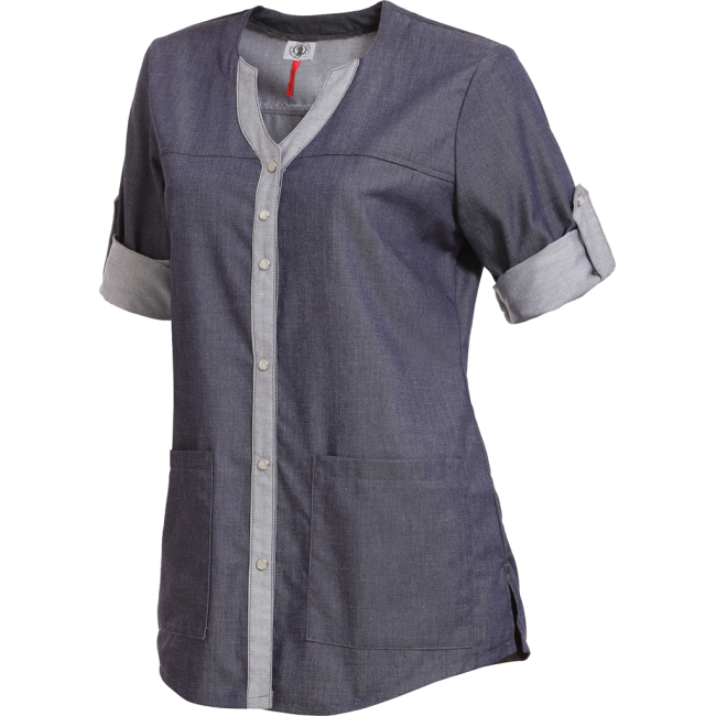 Tunique femme Lena manches transformables Denim - Hasson