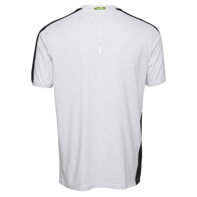 Kurzarm-T-Shirt für Herren Andy meliert weiß - North Ways