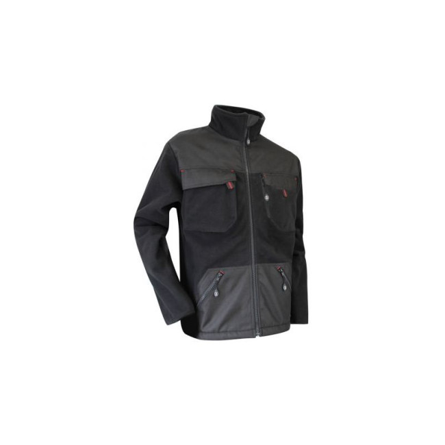 Blouson polaire Noir - BETON - LMA - Occasion - Bon état- TL