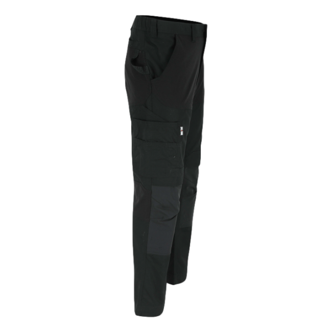 Pantalon de travail multipoches court Hector Noir - Herock