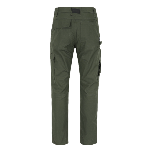 Pantalon de travail multipoches Stretch Torex Kaki foncé - Herock