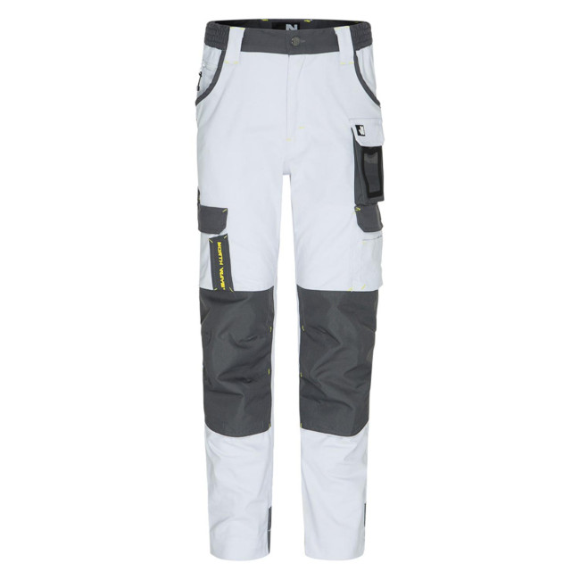 CARY - PANTALON DE TRAVAIL MULTIPOCHES BLANC