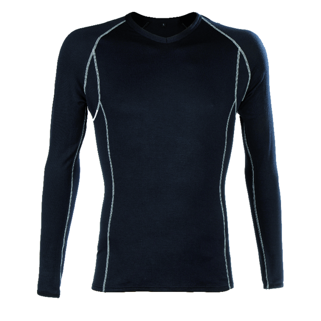 BODYWARMER T-shirt ML czarny, 95% włókno sojowe/5% elastan, 220g/m² - COVERGUARD