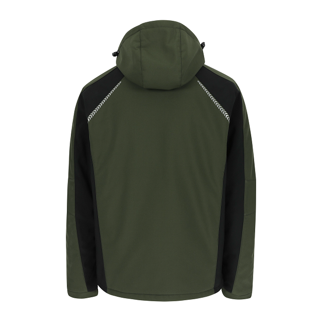 Softshell vest met meerdere zakken Taris kaki/zwart - Herock