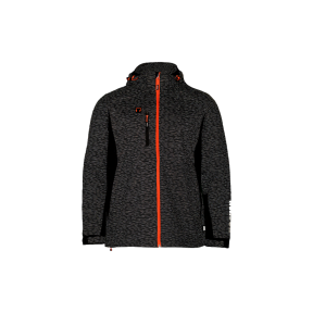 Veste softshell Walder charbon réfléchissant/noir - Herock