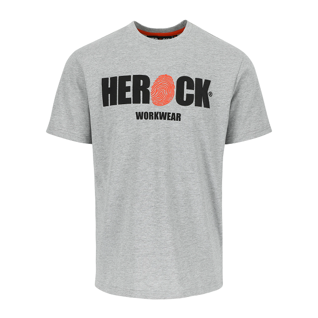 T-shirt à manches courtes Eni gris chiné clair - Herock