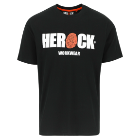 T-Shirt mit kurzen Ärmeln Eni schwarz - Herock