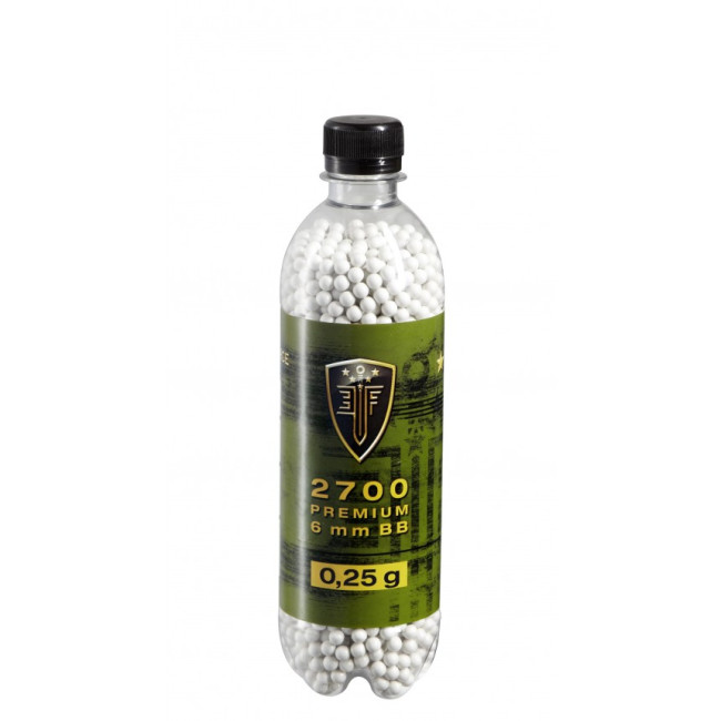 Billes BBS 6mm ELITEFORCE blanche 0.25g bouteille x2700 - Umarex