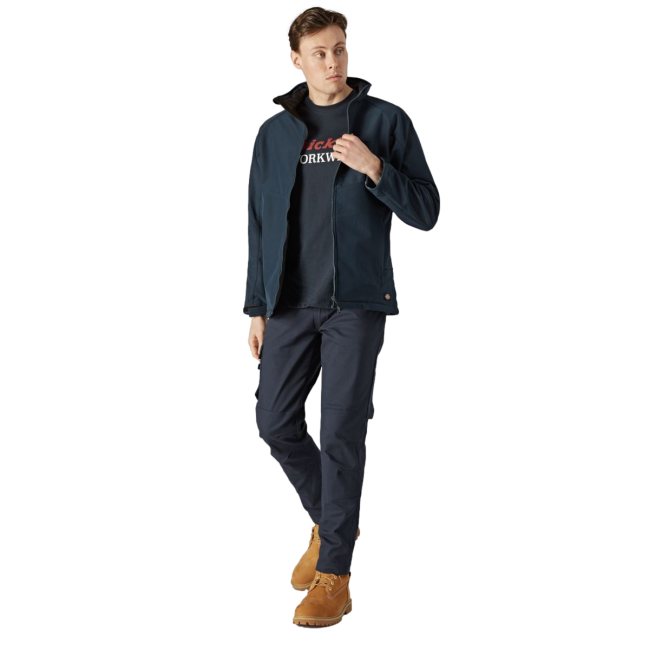Werkjas softshell voor heren marineblauw - Dickies