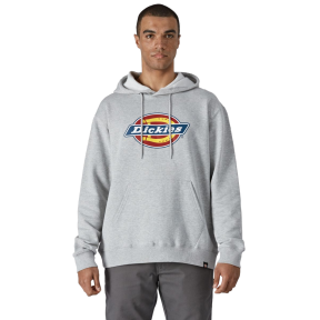 Sweat à capuche avec logo gris chiné - Dickies