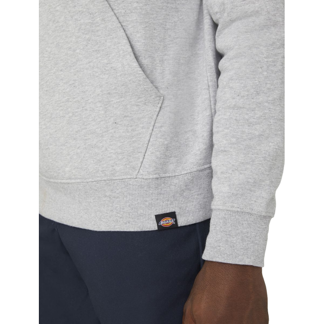 Sweat à capuche avec logo gris chiné - Dickies