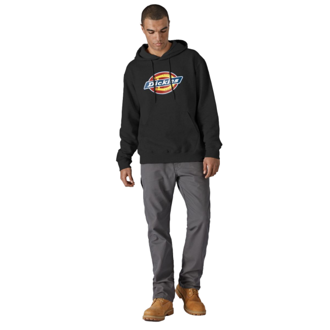 Sweat à capuche avec logo noir - Dickies