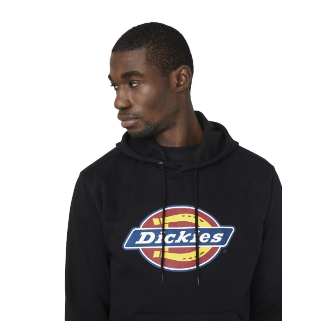 Bluza z kapturem z logo czarna - Dickies