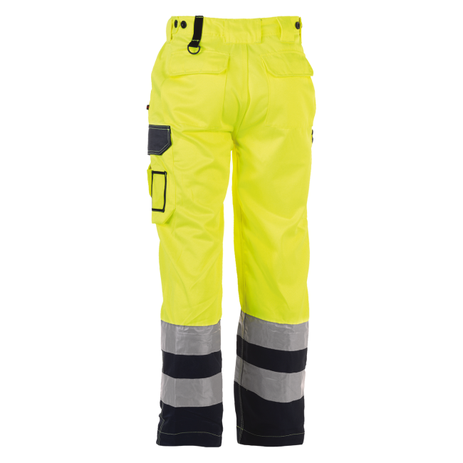 Pantalon de travail haute visibilité Olympus Jaune et bleu marine - Herock