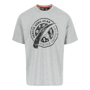 Kurzarm T-Shirt Worker Hellgrau - Herock