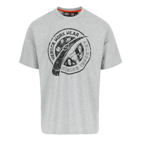 Kurzarm T-Shirt Worker Hellgrau - Herock