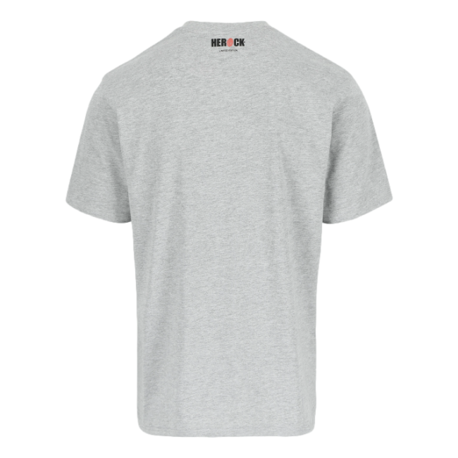T-shirt z krótkimi rękawami Worker Jasnoszary - Herock