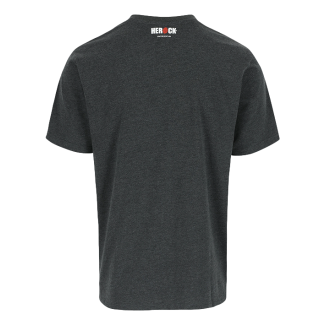 T-shirt manches courtes Rollin Gris foncé chiné - Herock