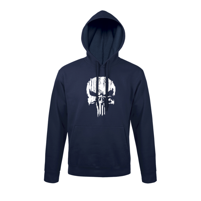 Sweat-shirt Punisher Bleu Marine - Army Design by Summit Outdoor