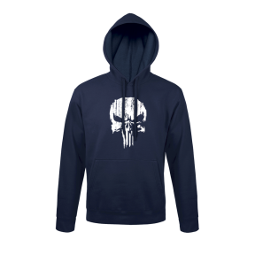 Sweat-shirt Punisher Bleu Marine - Army Design by Summit Outdoor
