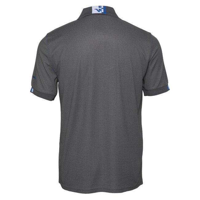 Werk polo Beven grijs/blauw - North Ways