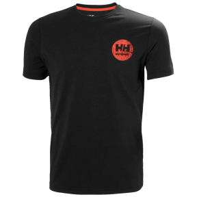 T-shirt hhww graphic noir homme - helly hansen workwear