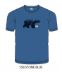 T-shirt hhww graphic stone blue homme - helly hansen workwear