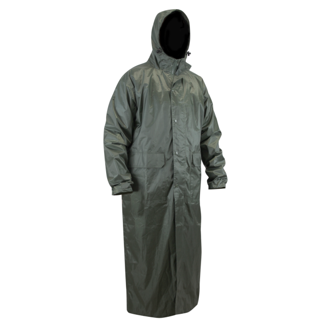 Veste longue de pluie souple Blizzard Kaki foncé - LMA