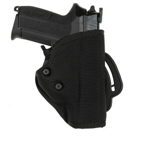 ST2 Nylon Belt Holster with Security System for Glock 17/22 - Black - Vega Holster