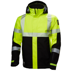 Veste shell imperméable 3 Couches Hi Vis Icu jaune - Helly Hansen