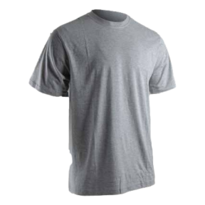 Lot 3 t-shirts unis manches courtes Lyon Gris noir et bleu - LMA