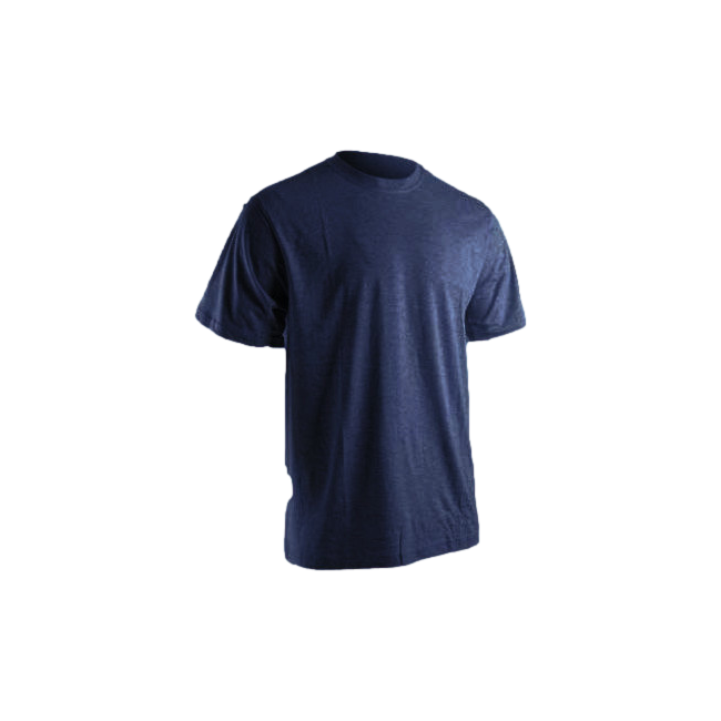Lot 3 t-shirts unis manches courtes Lyon Gris noir et bleu - LMA