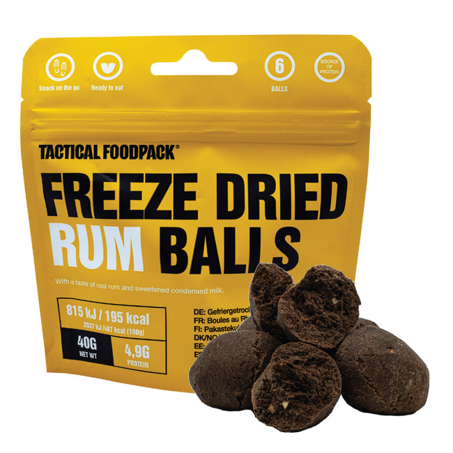 Kulki biszkoptowe z rumem liofilizowane - Tactical Foodpack