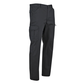 Pantalon braguette zippée multipoches Calibre Noir - LMA