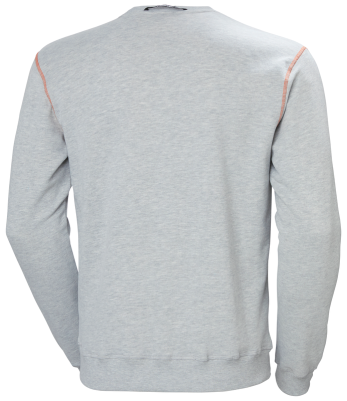 oxford sweatshirt grey melange mens - helly hansen workwear