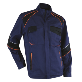 Dreifarbige Jacke Dynamics Houe Marineblau, Schwarz und Orange - LMA