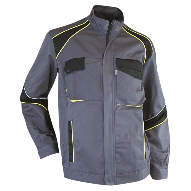 Blouson tricolore Dynamics Semis Gris noir et jaune - LMA