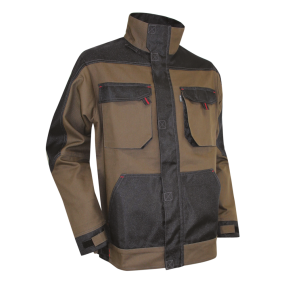 Veste bicolore authentic Résine Taupe et noir - LMA