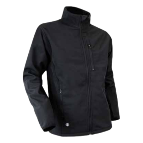 Bluza polarowa softshell na zamek Quartz Czarna - LMA