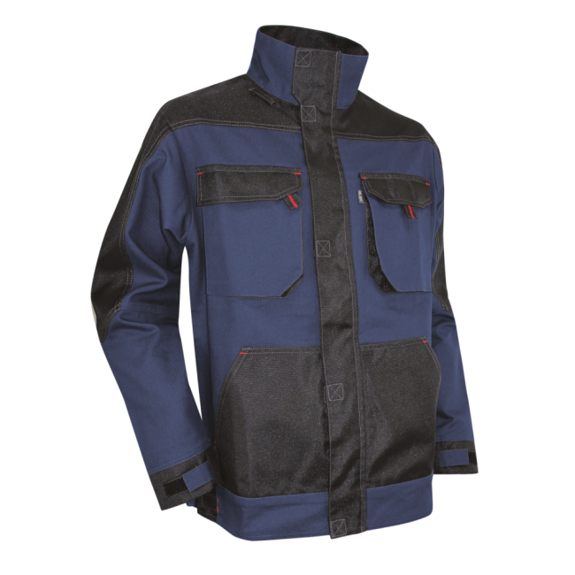 Veste bicolore authentic Braise bleu foncé et noir - LMA