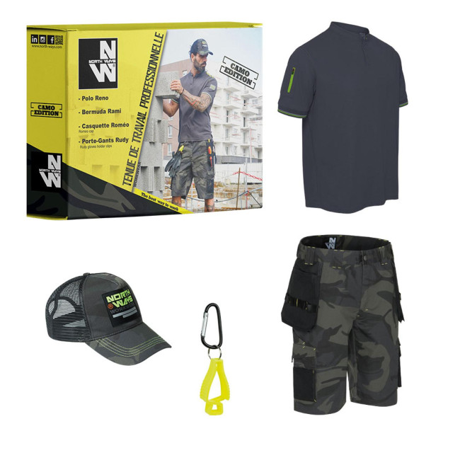 Professionelles Arbeitskleidungsset Camo Edition - North Ways