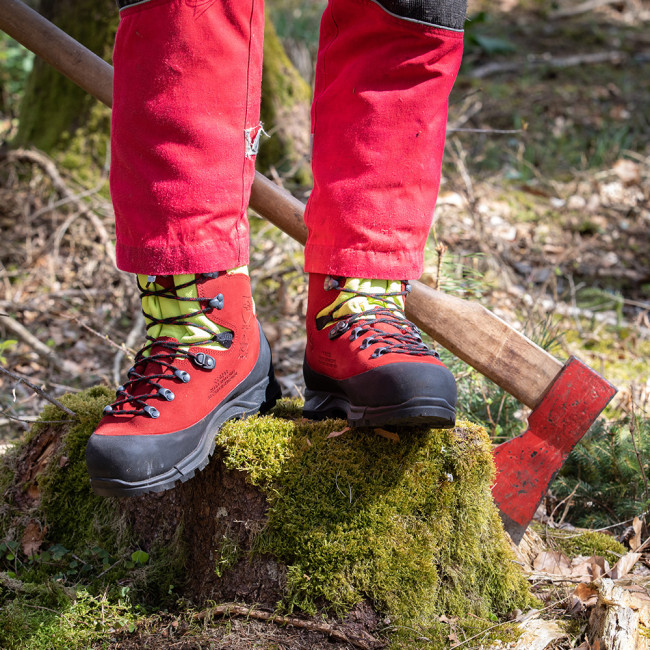 Veiligheidsschoenen Protector Forest 2.1 GTX Rood en geel - Haix