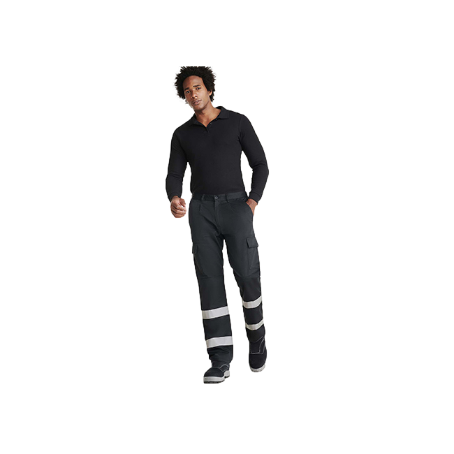 Spodnie robocze DAILY HV czarne - Roly