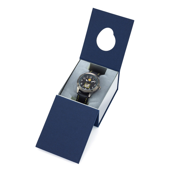 Montre homme automatique cuir noir Tarmac 701 M23 - Patrouille de France