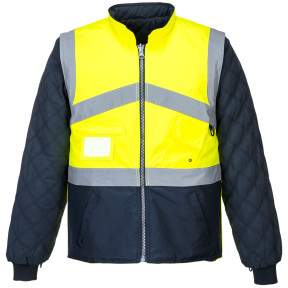 Gilet S769 Hi-Vis bicolore reversible Jaune/Marine - Portwest