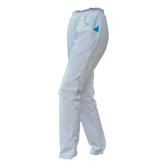Pantalon Zephyre Blanc et bleu - SNV