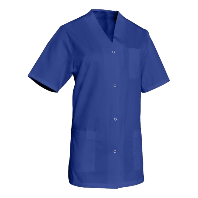 Tunique pressions manches courtes Viviane Bleu gitane - SNV